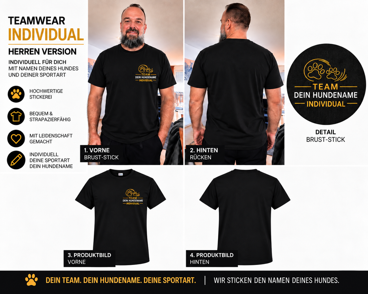 Teamwear T-Shirt – Individual | Herren